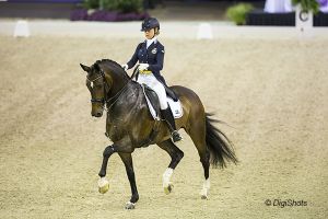Juliette Ramel and her 10-year-old KWPN stallion Buriel K.H.